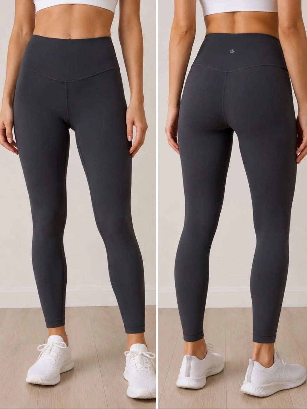 Lululemon Wunder Under SmoothCover High-Rise Leggings 25” Graphite Grey Size 6